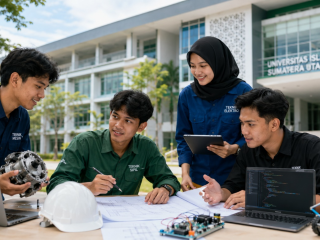 Universitas Islam Sumatera Utara atau UISU melalui Fakultas Teknik UISU menawarkan pilihan program studi teknik mesin, teknik sipil, teknik elektro, dan teknik informatika untuk mencetak lulusan unggul, profesional, dan berdaya saing.